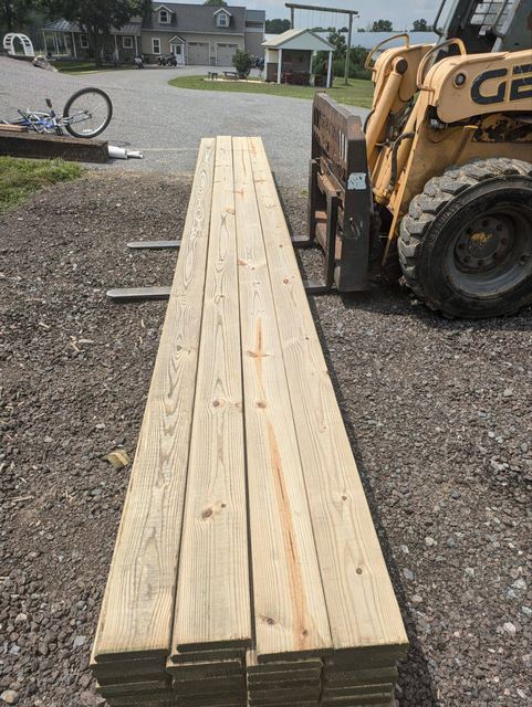 Treated Deck Boards