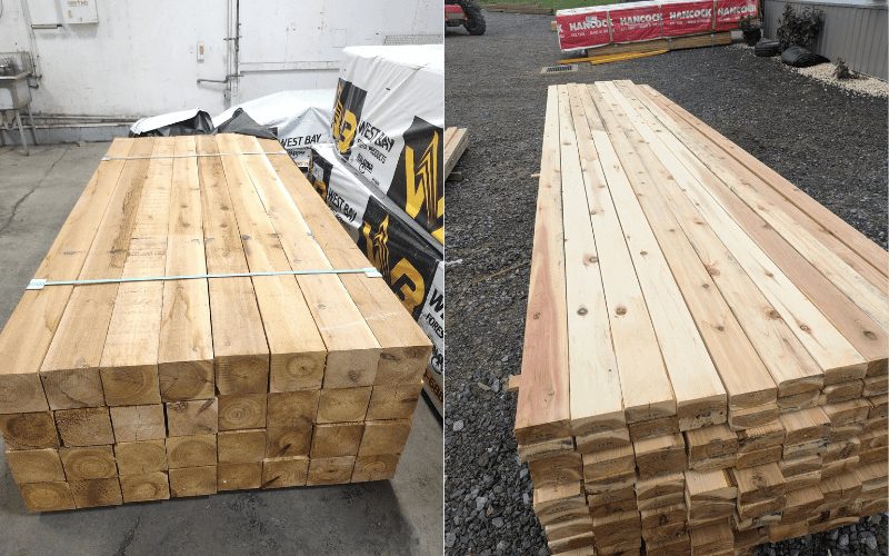 Cedar Post & 2x's